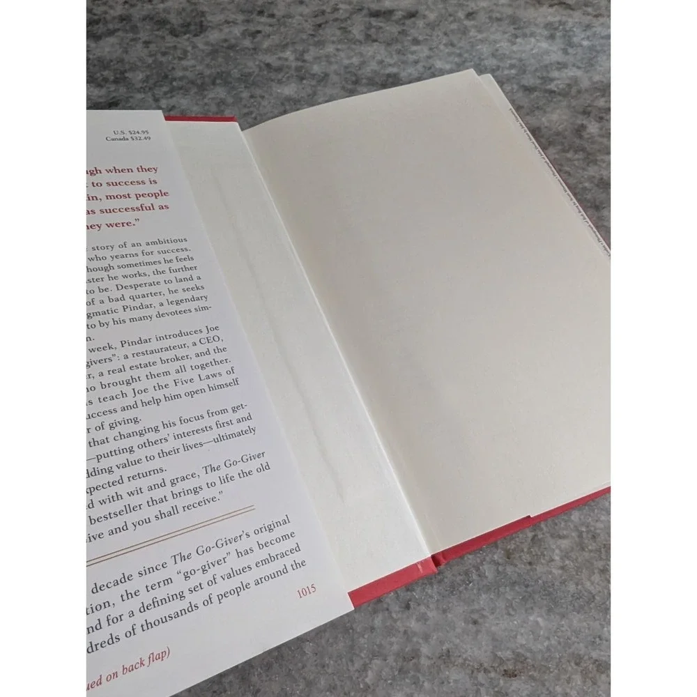 The Go-Giver Hardcover Brand New Book